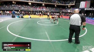 5A 113 lbs Champ. Round 1 - Trenton Niece, Leander Glenn vs Josh Pineda, Princeton