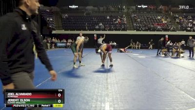 174 lbs Cons. Round 1 - Joel Alvarado, Schreiner vs Jeremy Olson, Illinois Wesleyan