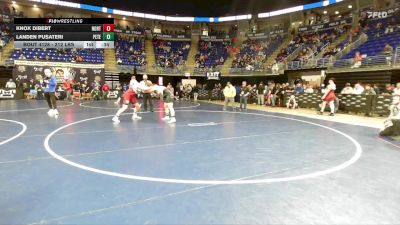 212 lbs Consy 4 - Knox Dibert, Northern Bedford vs Landen Pusateri, Peters Township