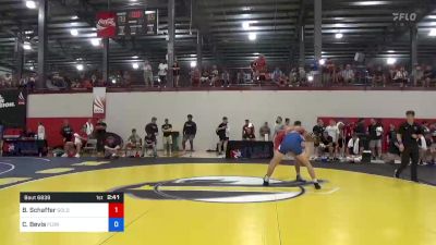 97 kg Round Of 32 - Blake Schaffer, Golden Pride Wrestling Club vs Cayden Bevis, Florida