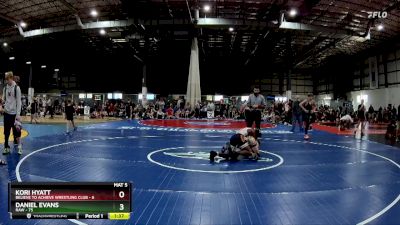 125 lbs Round 4 (6 Team) - Daniel Evans, RAW vs Kori Hyatt, BELIEVE TO ACHIEVE WRESTLING CLUB