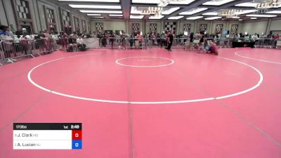 170 lbs Semifinal - Joseph Clark, Md vs Anthony Lucian, Nj