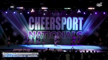 Top Gun Allstars UK - Sapphire [2026 L1 - U16 Day 2] 2026 CHEERSPORT National All Star Cheerleading Championship