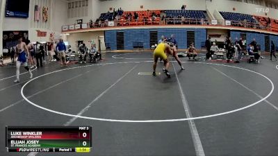 190 lbs Quarterfinal - Elijah Josey, St. Frances Academy vs Luke Winkler, Archbishop Spalding