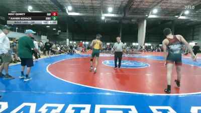 126 lbs Champ. Round 4 - Holt Quincy, Raleigh Area Wolfpack vs Xavier Kovacs, Great Bridge Wrestling Club