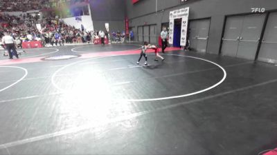 57 lbs Champ. Round 1 - David Mercado, Badger Youth Wrestling vs Blake Claussen, Manawa