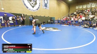 190 lbs Cons. Round 3 - Justin Campos, Valencia vs Isaiah Solis, Liberty (Bakersfield)