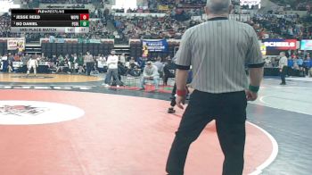 3rd Place Match - Bo Daniel, Powell Co. (Deer Lodge) vs Jesse Reed, Wolf Point