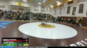 120 lbs Round 2 - Damien Knigge, Shoshoni Junior High School vs Bennett Sanford, Greybull MS