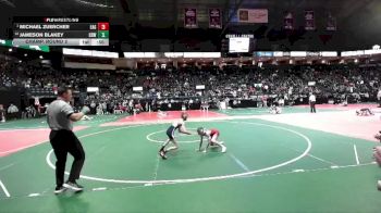 75 lbs Champ. Round 2 - Michael Zuercher, EAG2 vs Jameson Blakey, CRW3