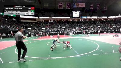 75 lbs Champ. Round 2 - Michael Zuercher, EAG2 vs Jameson Blakey, CRW3