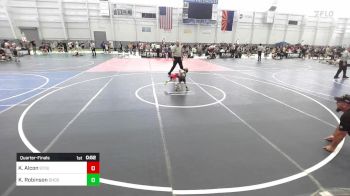 37 lbs Quarterfinal - Kiah Alcon, Stout Wr Ac vs Koen Robinson, Shootbox WC
