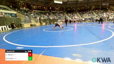 70 lbs Round Of 16 - Josiah Waite, Tulsa Blue T Panthers vs Wade Smith, Tonkawa Takedown Club