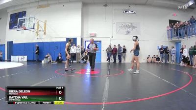 120 lbs Quarterfinal - Kayzha Vail, Bonneville vs Kiera DeLeon, Meridian