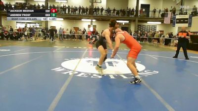 215 lbs Quarterfinal - Jackson Meehan, Central Catholic vs Andrew Frost, Churchville-chili