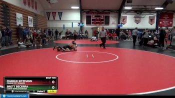 113 lbs Cons. Round 1 - Charlie Sitzmann, Prairie City Monroe vs Brett Becerra, Cedar Rapids Kennedy