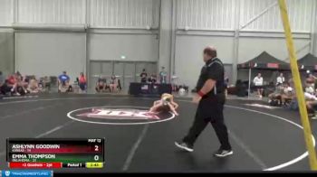 144 lbs Round 3 (8 Team) - AshLynn Goodwin, Kansas vs Emma Thompson, Oklahoma