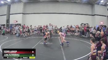 85 lbs Quarterfinal - Ryder Larkins, Ninety Six Wrestling vs Luke Kuykendall, Palmetto State Wrestling