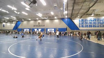 145 lbs Cons. Semi - Bentley Boren, West Jordan vs Hazel Guay, Talons Wrestling Club