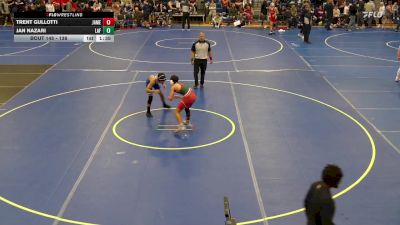 138 lbs Champ. Round 2 - Trent Gullotti, Jamestown vs Jan Nazari, Lafayette