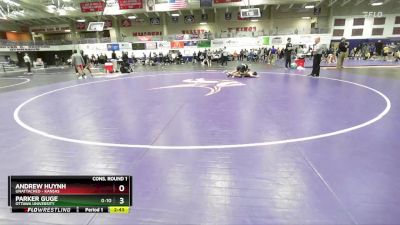 174 lbs Cons. Round 1 - Andrew Huynh, Unattached - Kansas vs Parker Guge, Ottawa University