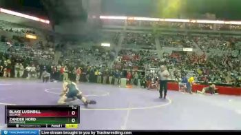 126 lbs Champ. Round 1 - Zander Hord, Churubusco vs Blake Luginbill, Bellmont