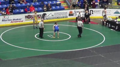 132 lbs Consi Of 16 #2 - Mario Panighetti, Diocese Of Erie vs Will McNeal, Derry