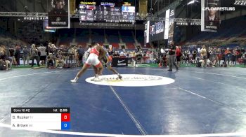 195 lbs Cons 16 #2 - Deandre Rucker, Texas vs Austin Brown, Maryland