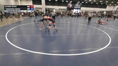 170 lbs Champ. Rd Of 16 - Allison Vacek, Missouri vs Anastasia Simon, Northeast Iowa Wrestling Club