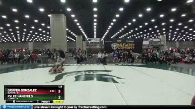 125 lbs Quarterfinals (8 Team) - Rylee Hanefeld, Toledo vs Griffen Gonzalez, Queens