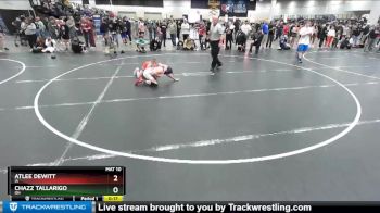 100 lbs Cons. Round 3 - Chazz Tallarigo, OH vs Atlee DeWitt, IA