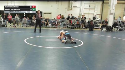 75 lbs Consi Of 16 #2 - Aaron Ramirez, CA vs Avery Anderson, CO