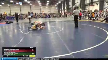 140 lbs Round 1 (6 Team) - Tucker Roybal, Sanderson W.A. vs Cooper Driscoll, Terps Xtreme