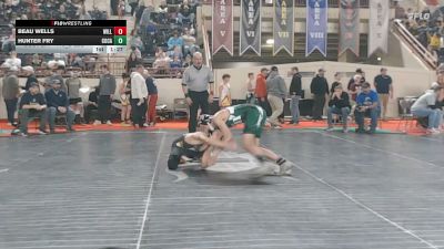 115_B lbs Round Of 32 - Beau Wells, Williamson vs Hunter Fry, Cocalico