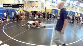 120 lbs Champ. Round 1 - Carter Rivera, Soldier City Wrestling Club vs Mason Rohe, Victory Elite