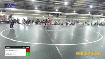 115 lbs Round Of 16 - Nixon Canfield, Sanderson Wrestling Academy vs Arturo Reyes, Mat Assassins