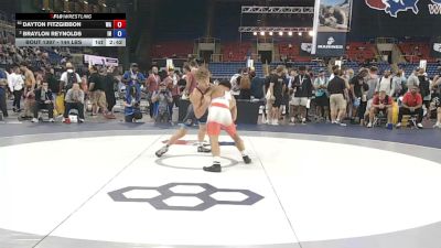 144 lbs Champ. Rd Of 64 - Dayton Fitzgibbon, Washington vs Braylon Reynolds, Indiana