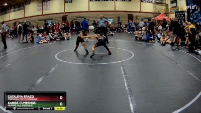 Round 2 - Kariss Cummings, Milford Mill Wrestling vs Cataleya Erazo, Powhatan Youth Wrestling