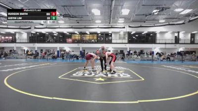 165 lbs Quarterfinal - Hudson Smith, Ohio Northern vs Justin Lim, Chicago