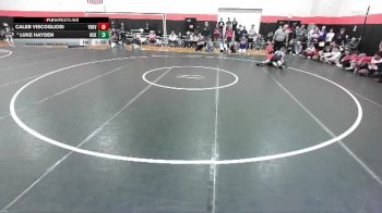 175 lbs Champ. Round 2 - Caleb Viscogliosi, YORKVILLE (HS) vs Luke Hayden, Columbia (HICKMAN) (MO)