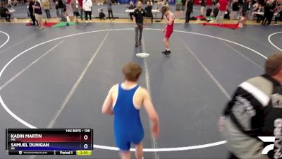 136 lbs Semifinal - Kadin Martin, MN vs Samuel Dunigan, WI