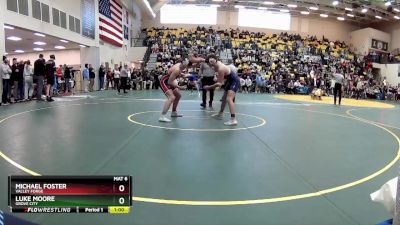 150 lbs Cons. Round 5 - Luke Moore, GROVE CITY vs Michael Foster, VALLEY FORGE