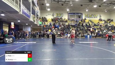 215 lbs Consy 3 - Jackson Pate, University-WV vs Noah Knorp, Notre Dame GP