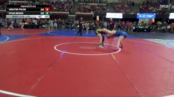 172 lbs Cons. Semi - Ryan Beggs, Team Champs vs Adilynn Pilon, Dillon Wrestling Club