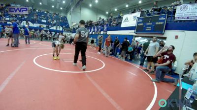 58 lbs Quarterfinal - Madden Hoover, Ada Youth Wrestling vs Micael Boso, Choctaw Ironman Youth Wrestling