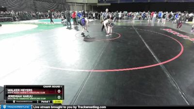 79 lbs Champ. Round 1 - Jeremiah Harju, Anacortes Hawkeyes Wrestling Club vs Walker Meyers, White River Hornets Wrestling Club