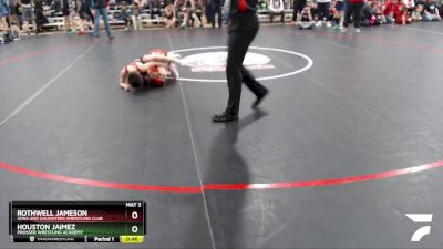 70-74 lbs Cons. Round 3 - Houston Jaimez, Prosser Wrestling Academy vs Rothwell Jameson, Sons And Daughters Wrestling Club