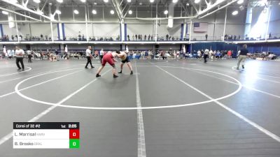 285 lbs Consi Of 32 #2 - Logan Marrisal, Harvard vs Billy Brosko, Drexel