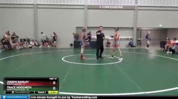 120 lbs Round 3 (6 Team) - Joseph Baisley, North Carolina vs Trace Hoggarth, North Dakota Blue