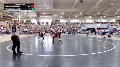 A 165 lbs Cons. Round 3 - Thomas Solomon, Eagleville High School vs Quenston Davis, Munford High School